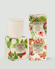 Festive Favourites Candle Trio with Raspberry & Rhubarb, Gingerbread Cookies and White Fig & Cedar gift boxes.
